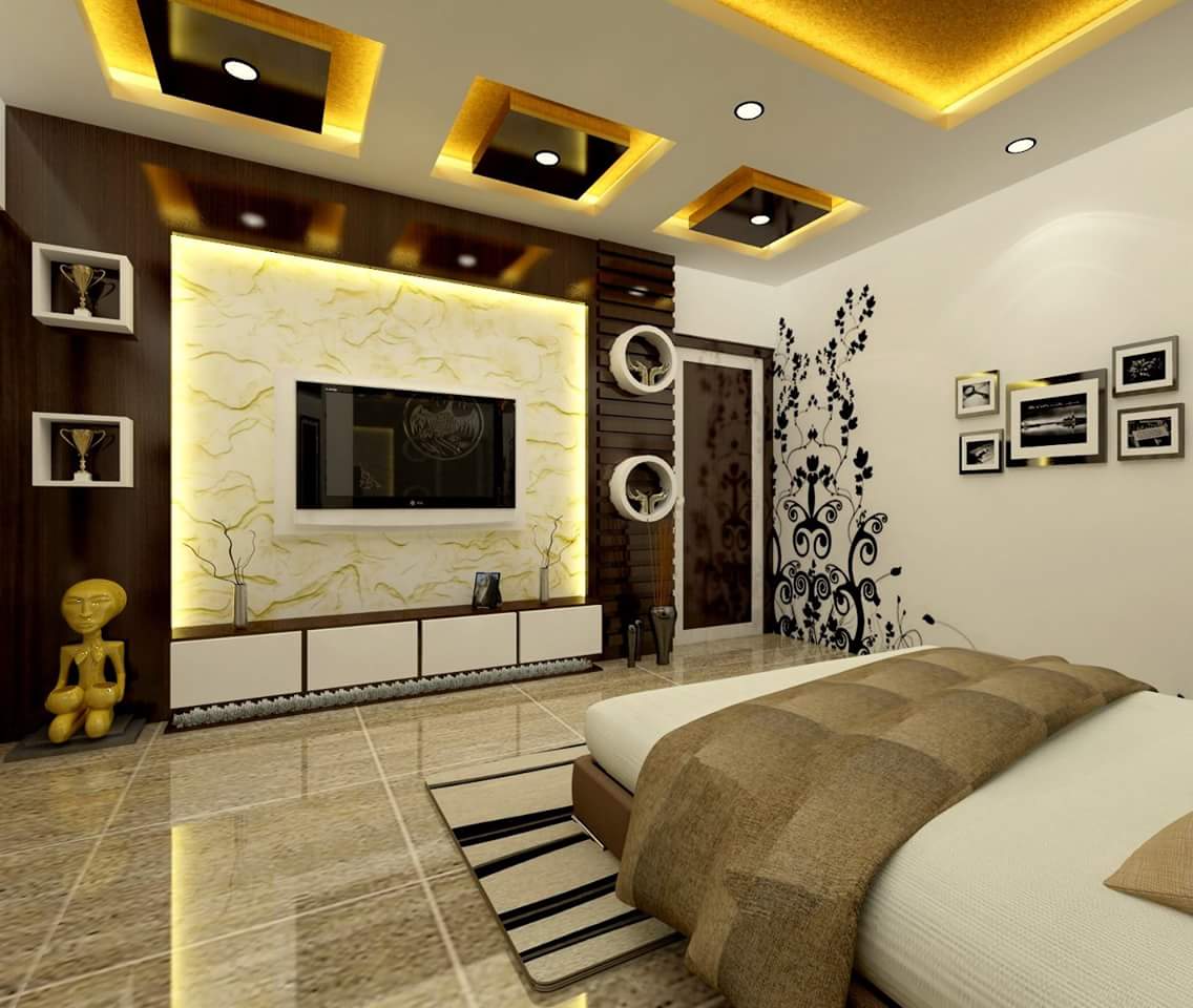 97 Popular Tv wall design ideas for bedroom Trend 2020