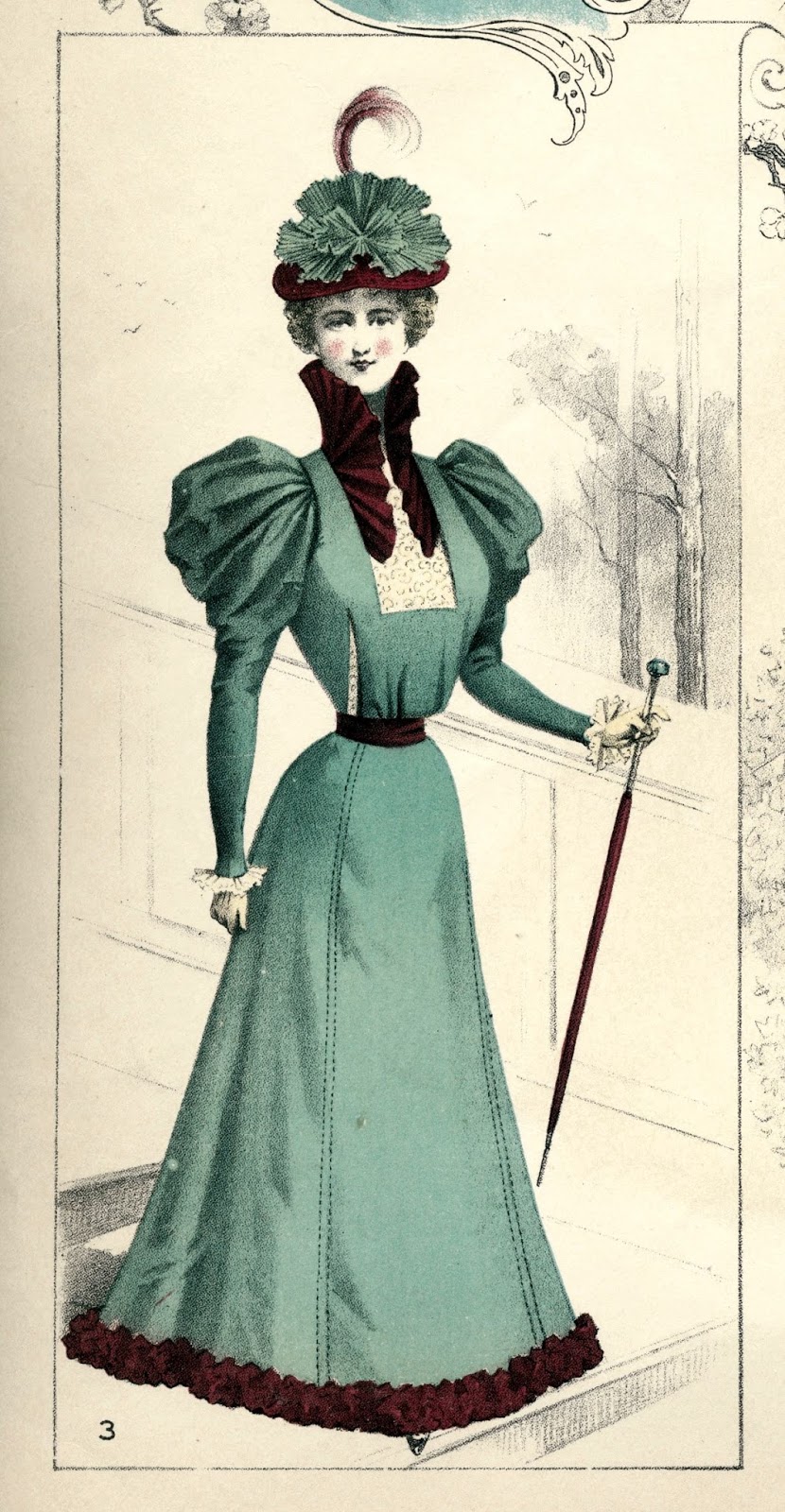 Clearly Vintage Puff Sleeves