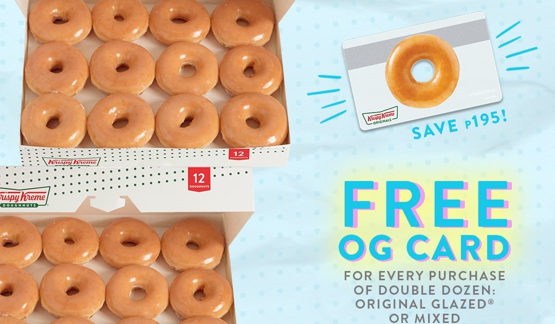 Manila Shopper Get your FREE Krispy Kreme OG Card!