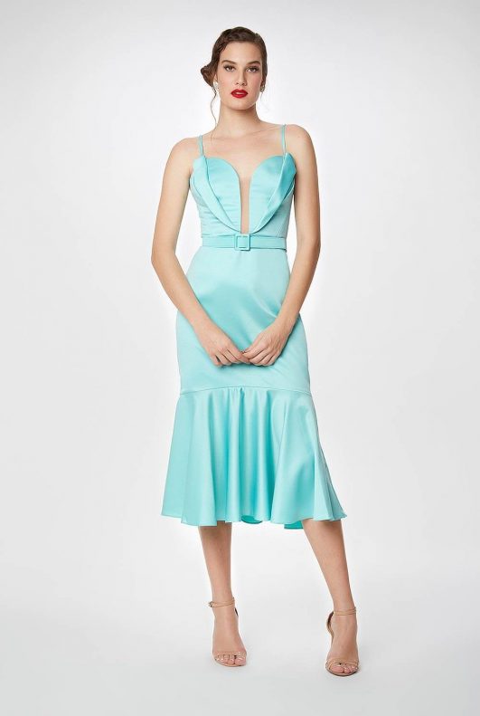 vestido midi traje esporte fino feminino vestido midi traje esporte fino feminino