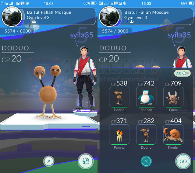 Tips Pokemo Go part 3: cara bertarung dan mengetahui semua menu di Gym Tips Pokemo Go part 3: cara bertarung dan mengetahui semua menu di Gym