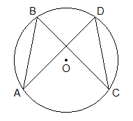 O is the centre of a circle. ∠ABC and ∠ADC are the inscribed angles standing on same arc AC O is the centre of a circle. ∠ABC and ∠ADC are the inscribed angles standing on same arc AC
