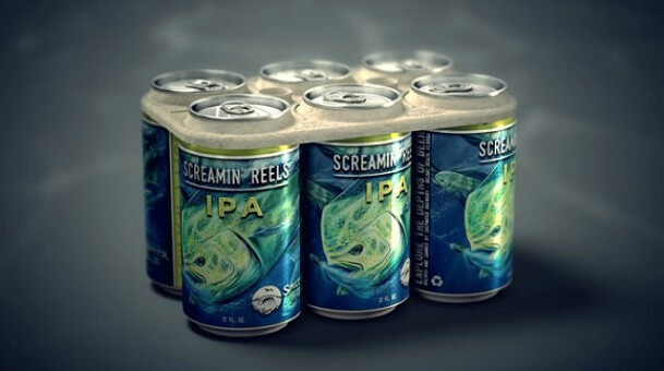 Beer Company Makes Edible Six-Pack Rings That Feed, Rather Than Kill Marine Life  Beer%2Bpack%2Brings
