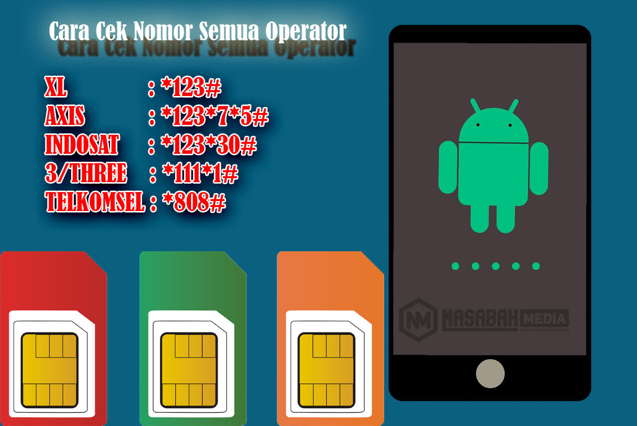 Cara Cek Nomor XL, Axis, Indosat, Telkomsel dan Three [Lengkap