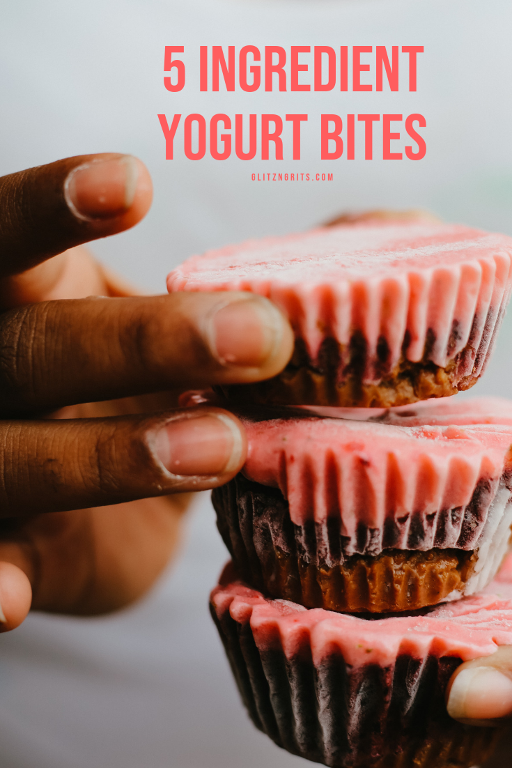 5 ingredient Frozen Yogurt Bites