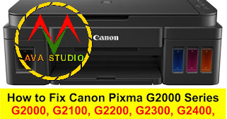 How to Reset Canon Pixma G2000 Series error Ink Absorber ...