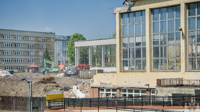 Rozbiórka Astorii przy ulicy Królowej Jadwigi w Bydgoszczy