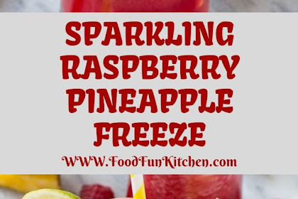 SPARKLING RASPBERRY PINEAPPLE FREEZE