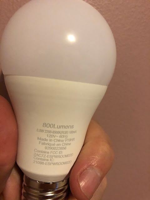 wiz light bulb