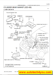 TOYOTA MATRIX Repair MANUAL