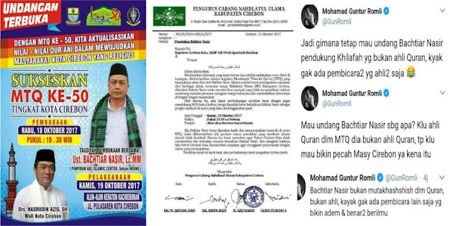 Image result for Ustaz Bachtiar Nasir Ditolak Tausiyah di Cirebon