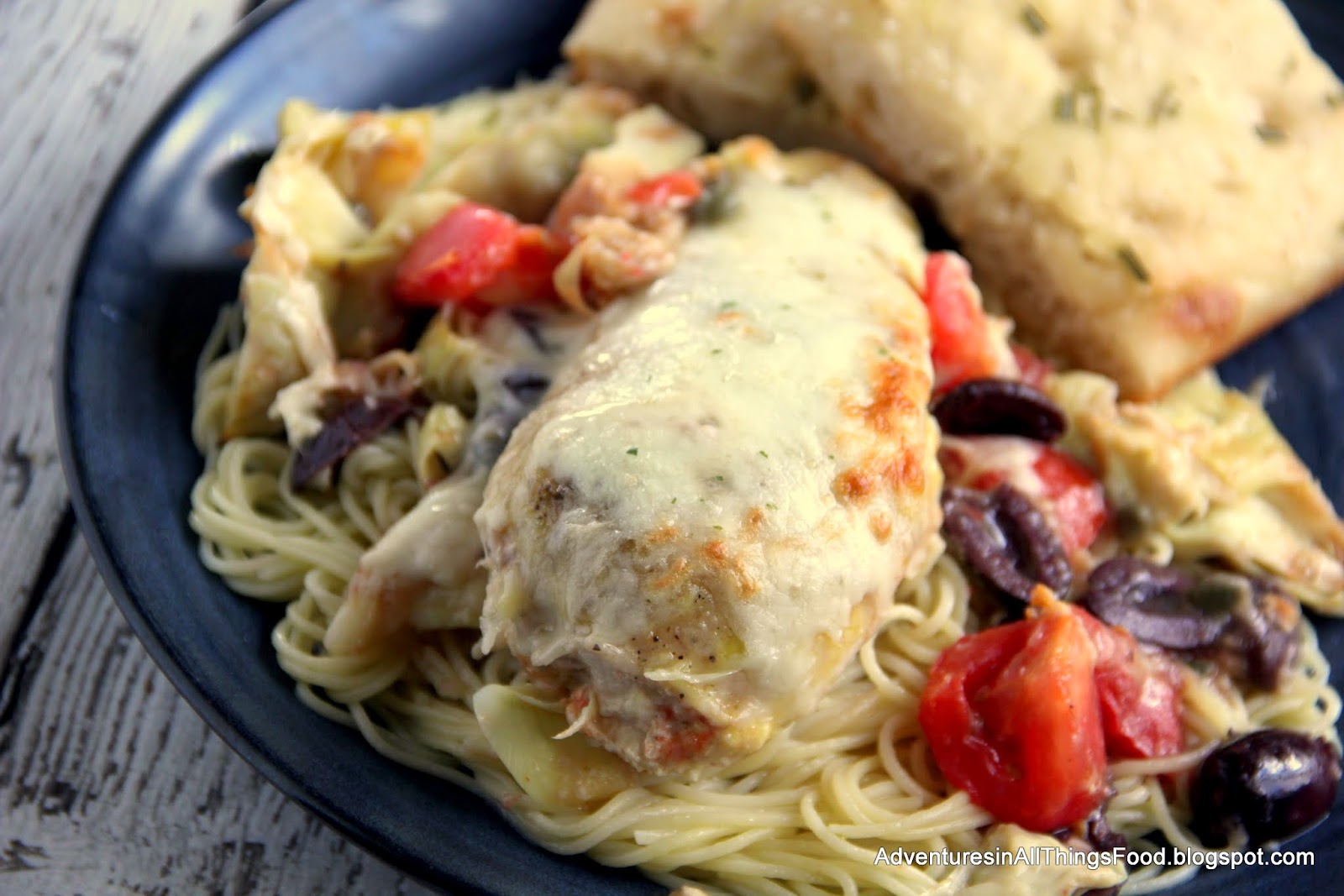 Adventures in all things food Italian Baked Chicken, with Artichoke
