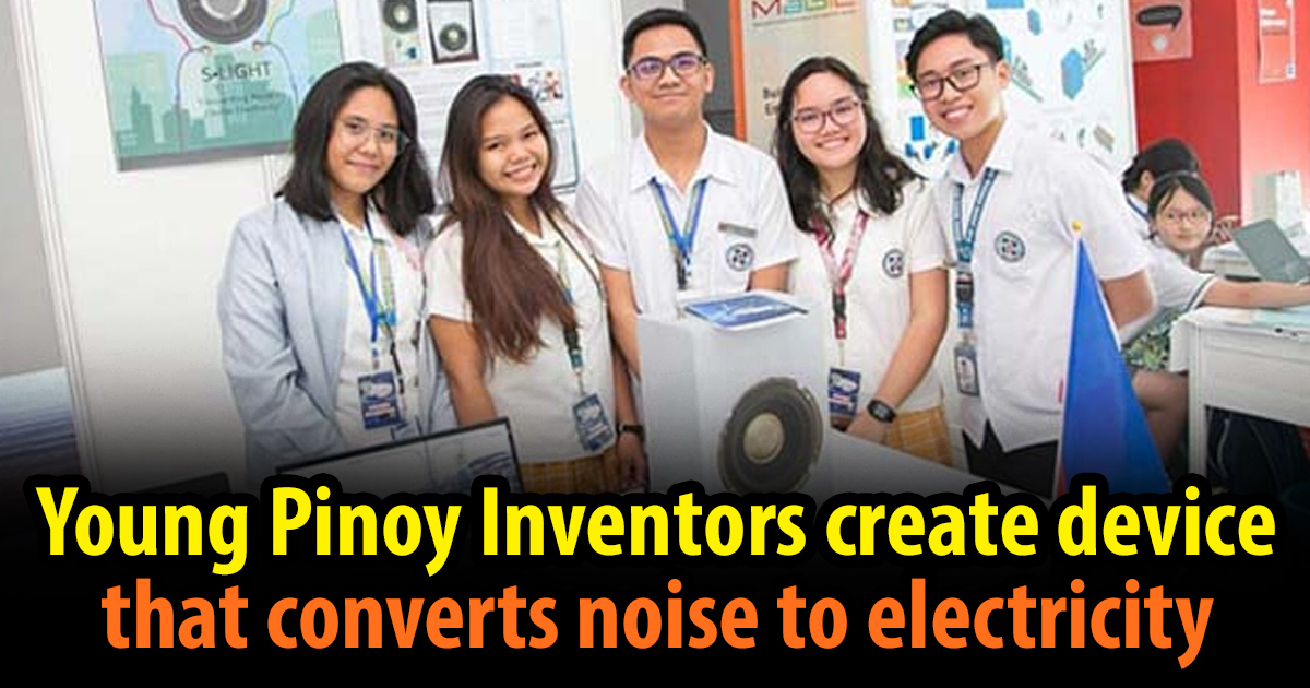 Young Filipino Inventors Create Device that Converts Noise to
