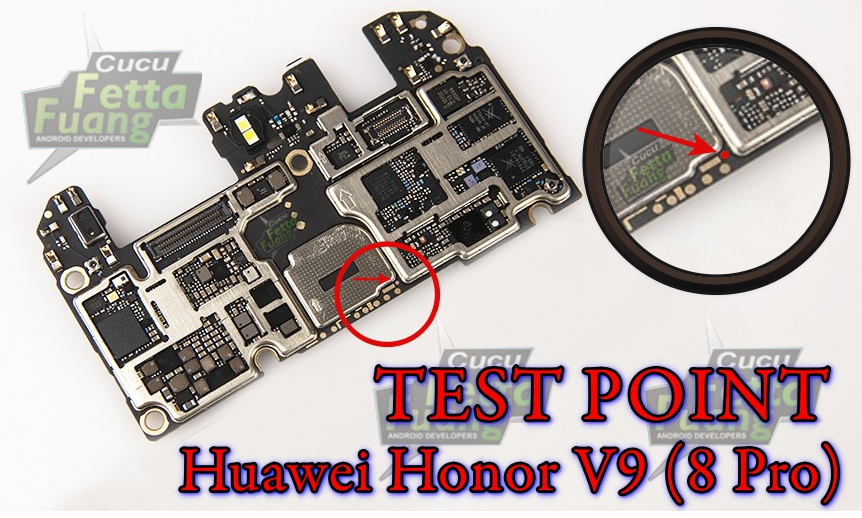 HUAWEI HONOR V9 (8 Pro) TEST POINT TEMBEL PANCI