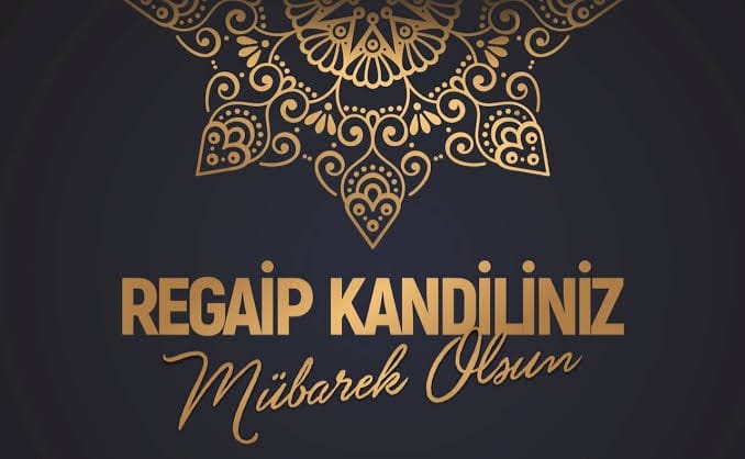 Regaib Kandili Resimli Mesajları