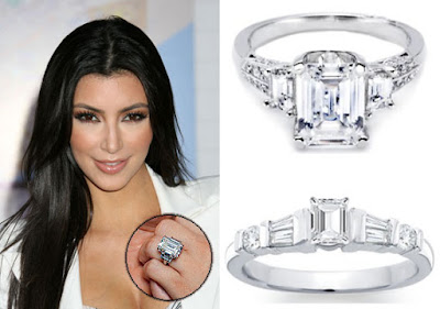 alt="engagement rings,rings,wedding rings,Kim Kardashian,marriage,wedding,fiance,husband,wife,couple,love,jewelry,ring"