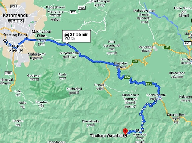 Bahubali Jharna location map Bahubali Jharna location map
