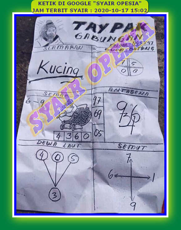 1 New Message Kode Syair Hongkong 17 Oktober 2020 Forum Syair Togel Hongkong Singapura Sydney