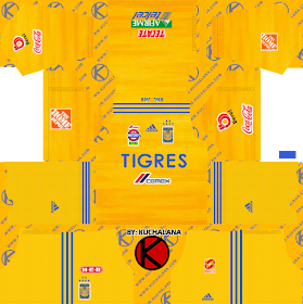 Tigres UANL 2019/2020 Kit - Dream League Soccer Kits