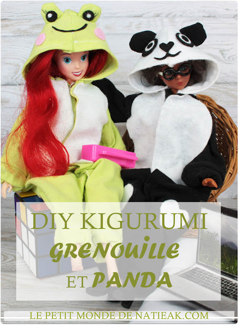 DIY Kigurumi Barbie Panda et grenouile