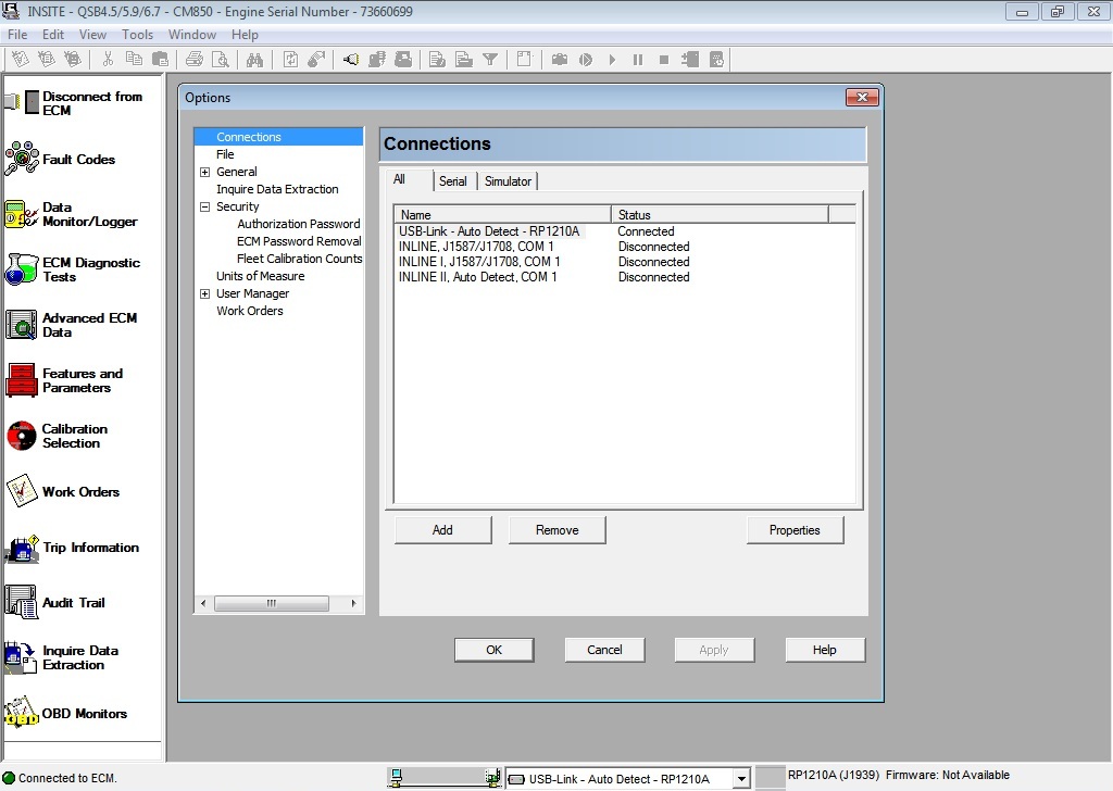 How To Connect Cummins Insite To Ecm