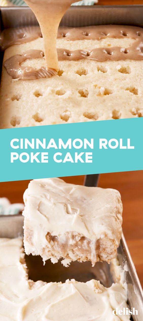 AWESOME CINNAMON ROLL POKE CAKE RECIPE | ALULA RECIPES - 
