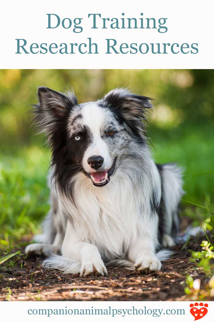 Dog Training Science Resources