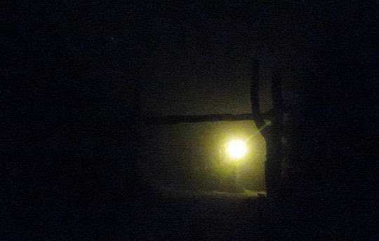 Lampa górskiej przystani - Schroniska na Wielkiej Raczy. Lampa górskiej przystani - Schroniska na Wielkiej Raczy.