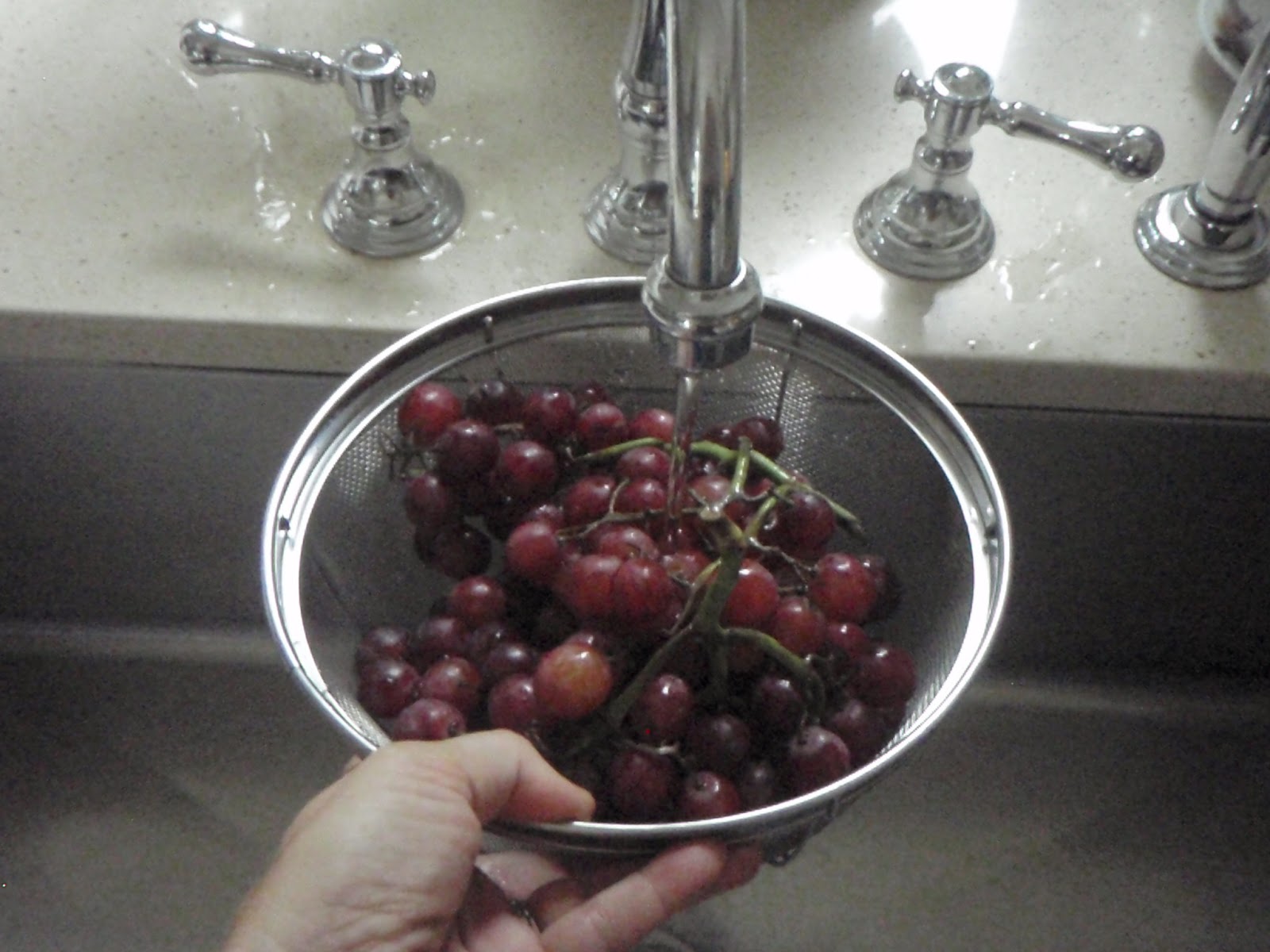 Cook with Claire Frozen Grapes!