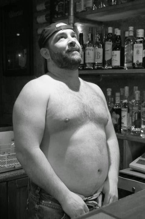 Bartender belly. 