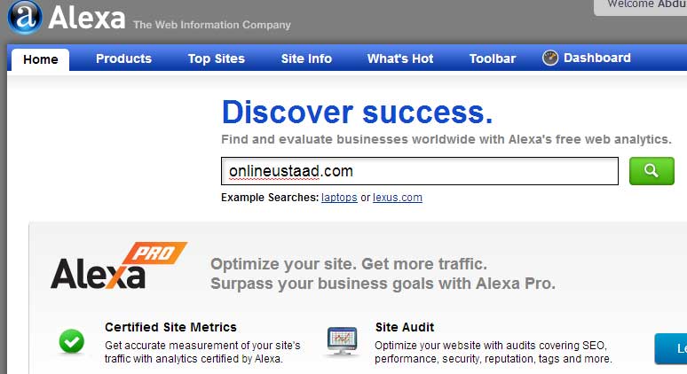 alexa website rank checker alexa website rank checker