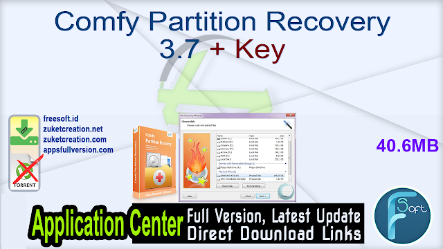 Comfy Partition Recovery 3.7 + Key