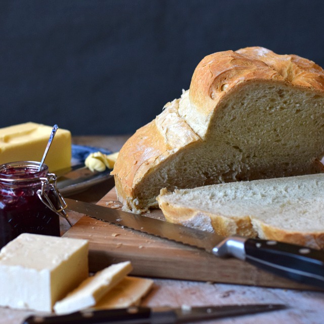 Only Crumbs Remain Cottage Loaf with Pesto