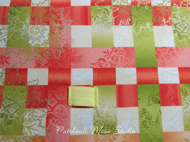 Patchouli Moon Studio~ Zippered Pouch in Batik Strips