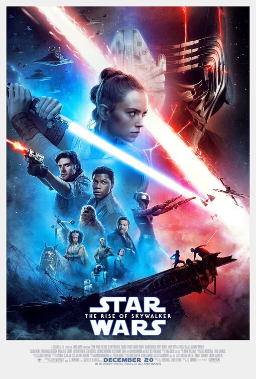 Star Wars: The Rise of Skywalker movie poster Star Wars Rise of Skywalker movie poster