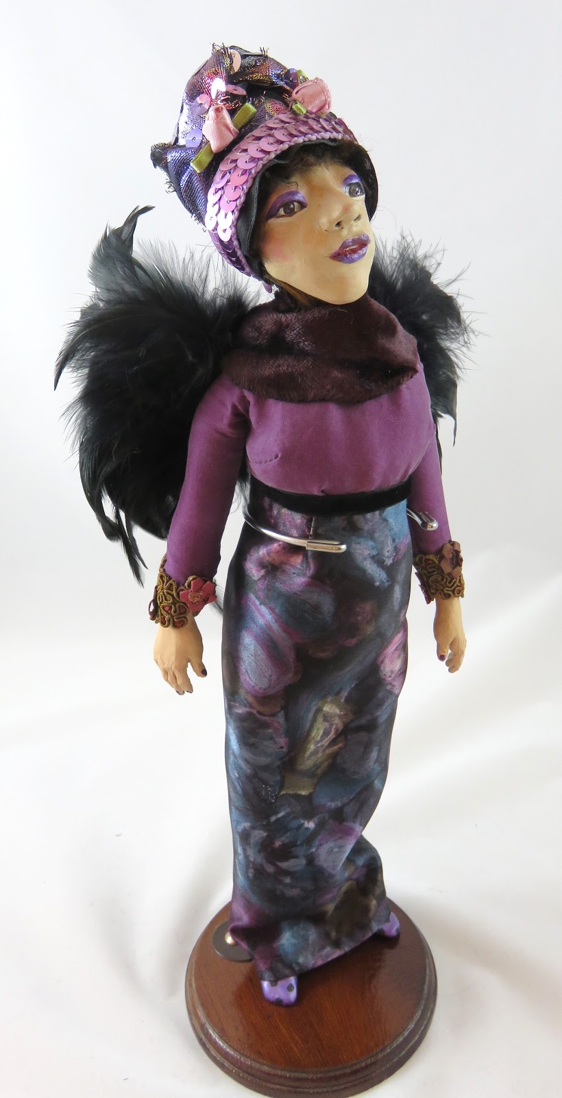 Adela, OOAK Doll, mixed media