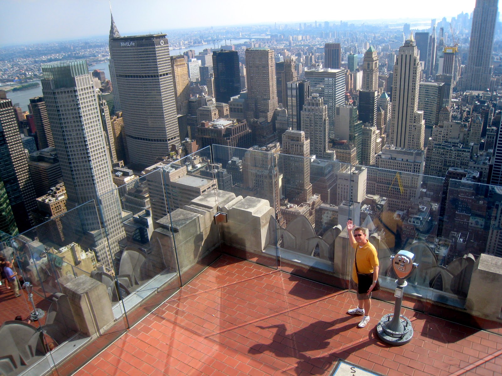 the top of the rock observation deck        <h3 class=