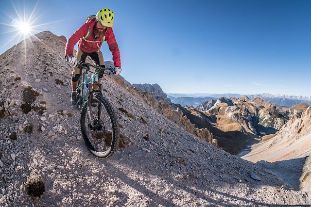 Monte Selle de Sennes von der Fodara Vedla Mtb