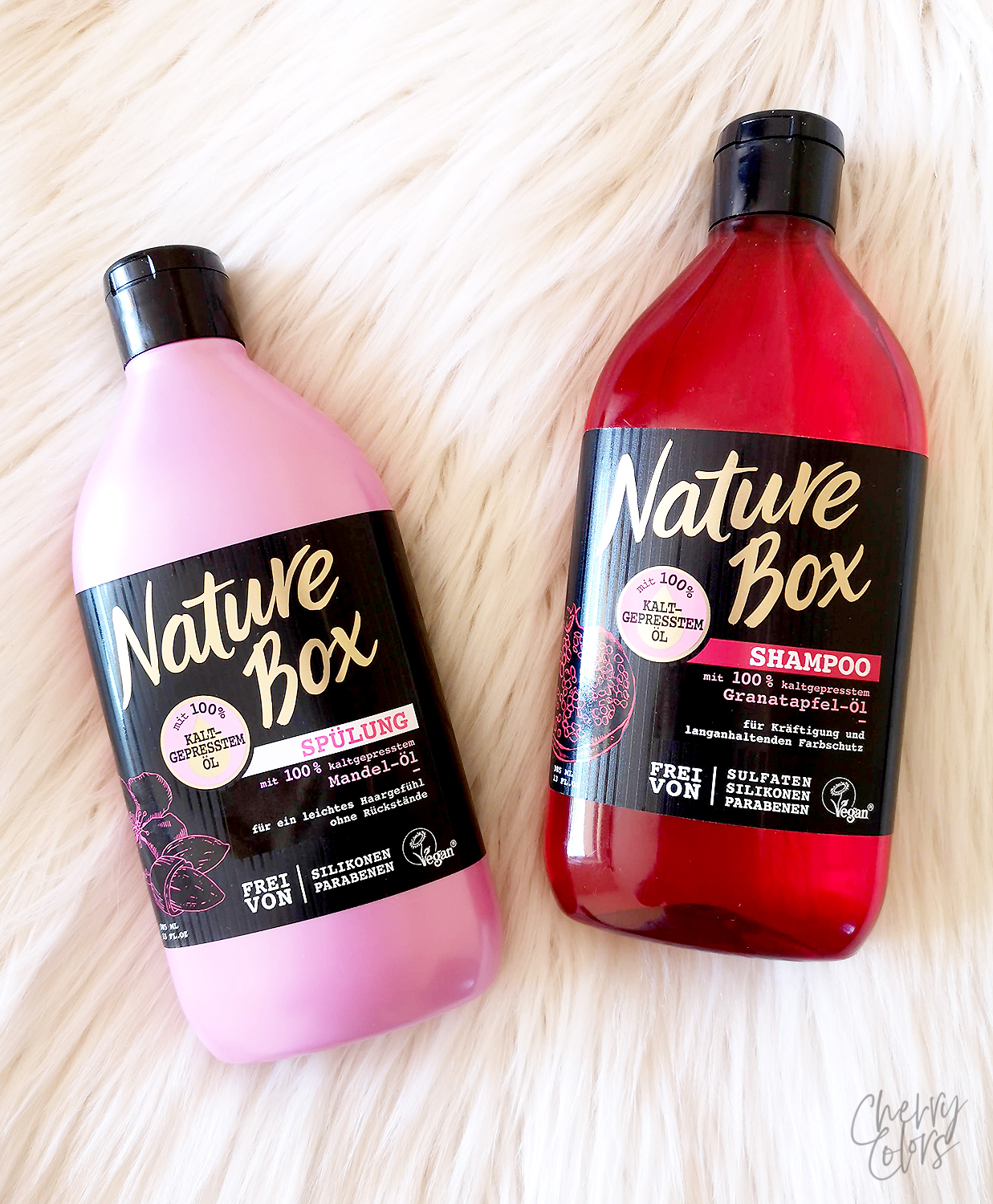 vejviser binde Omkreds Nature Box Shampoo & Conditioner - Cherry Colors - Cosmetics Heaven!