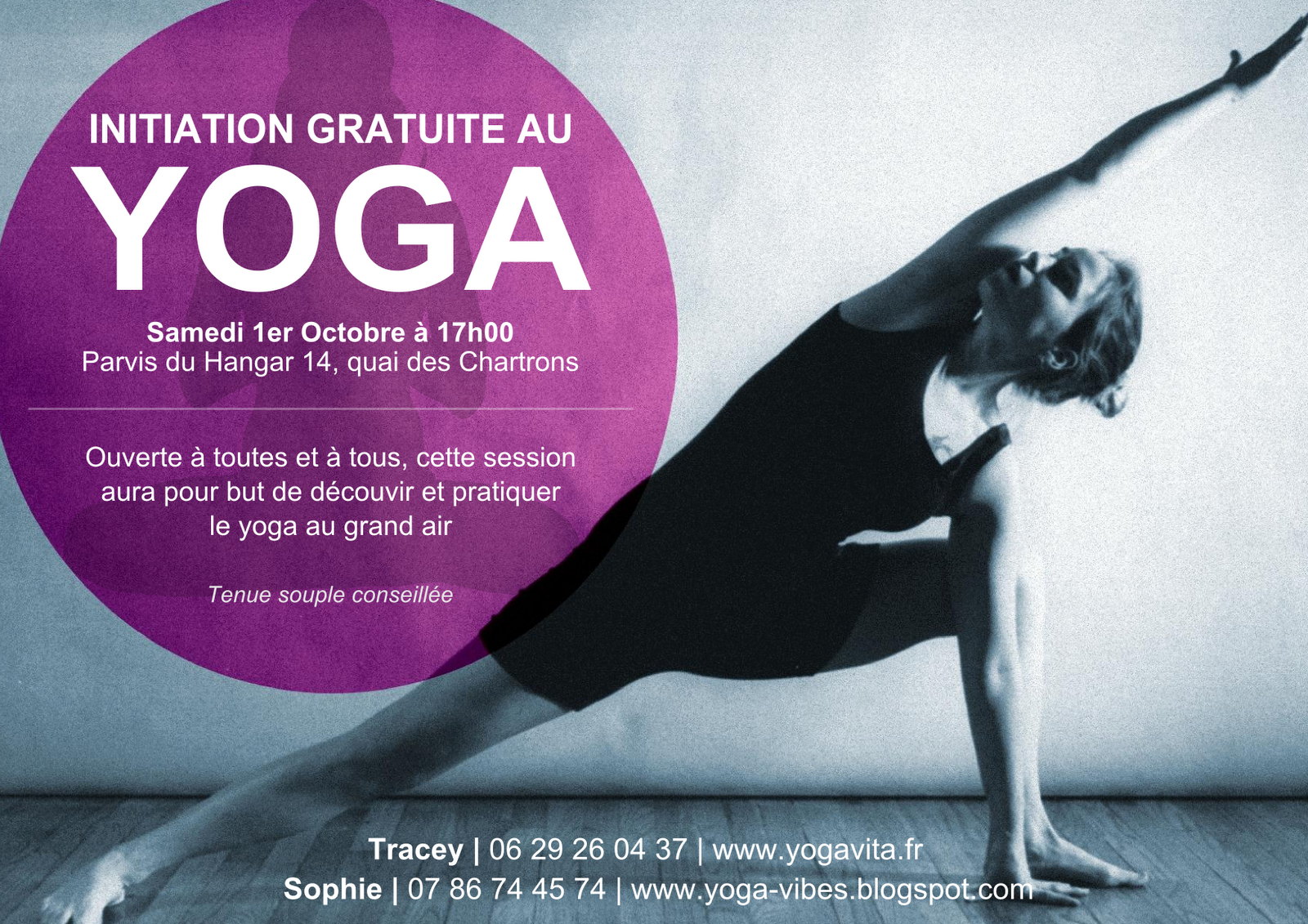 Yoga Vita: Invitation gratuite au Yoga sur les Quais Octobre 2011