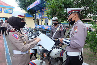 Begini Cara Kasat Lantas Pinrang Jaga Disiplin Anggotanya dan Tingkatkan Kinerja 