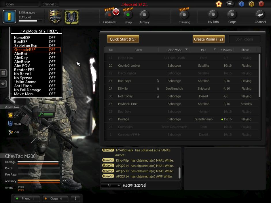 Cabal dungeon hack