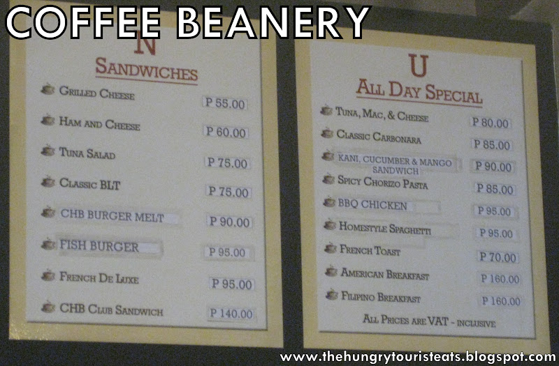 The Hungry Tourist Eats Coffee Beanery