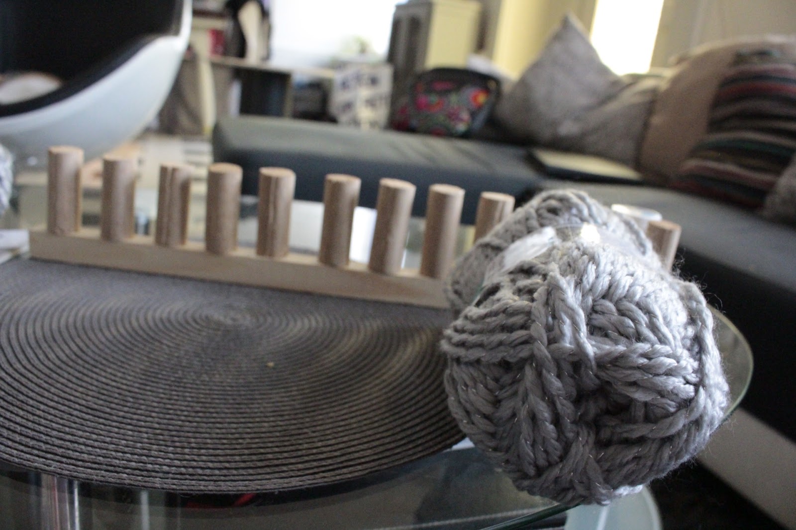 fabrication d'un tricotin geant