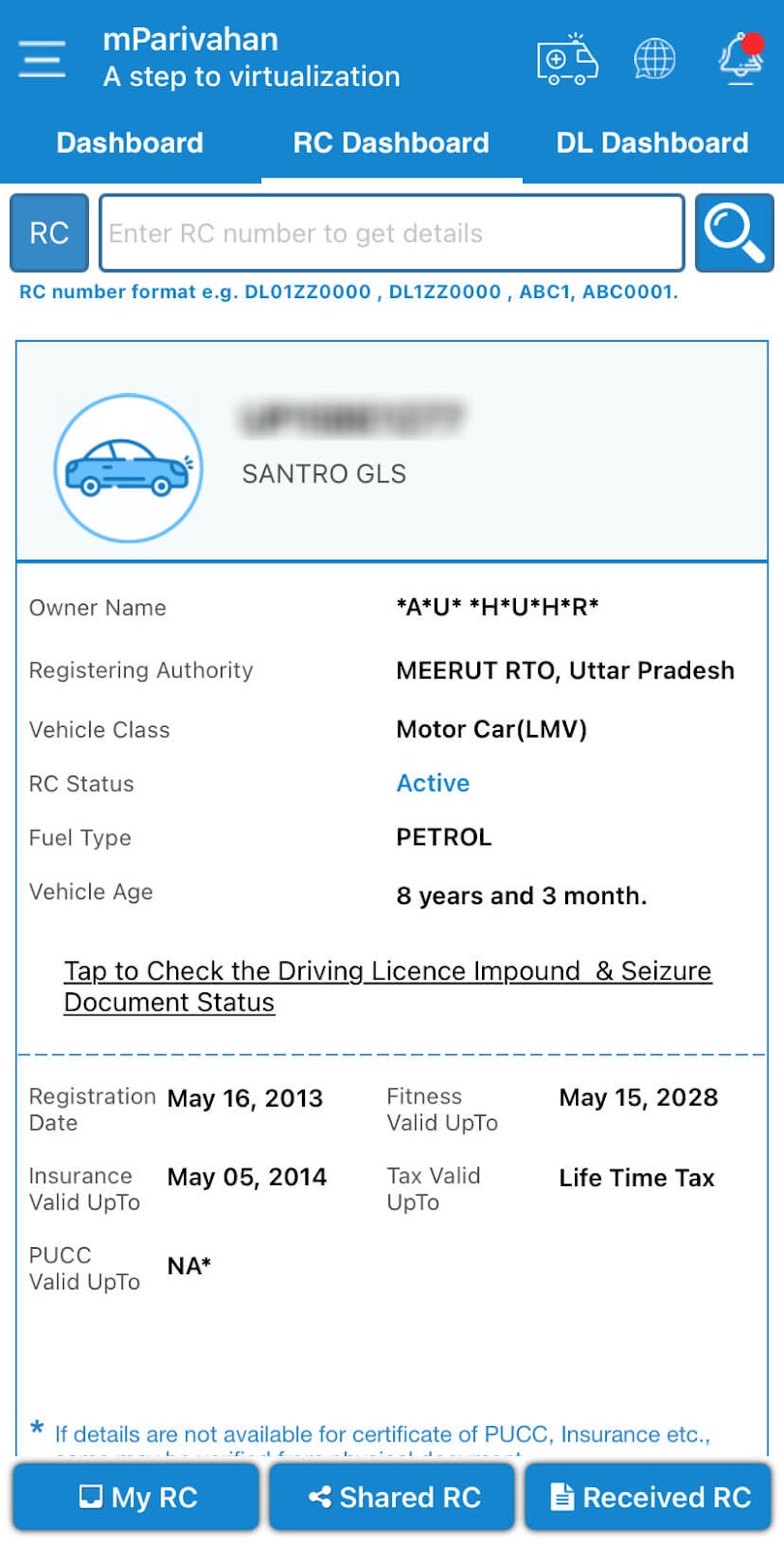 How to Download Vehicle RC Online (Print PDF) 2021