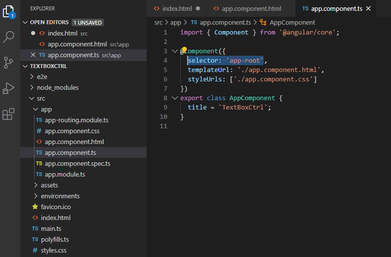 Mohamed Hussain Angular Example 2 Include Html TextBox Control and