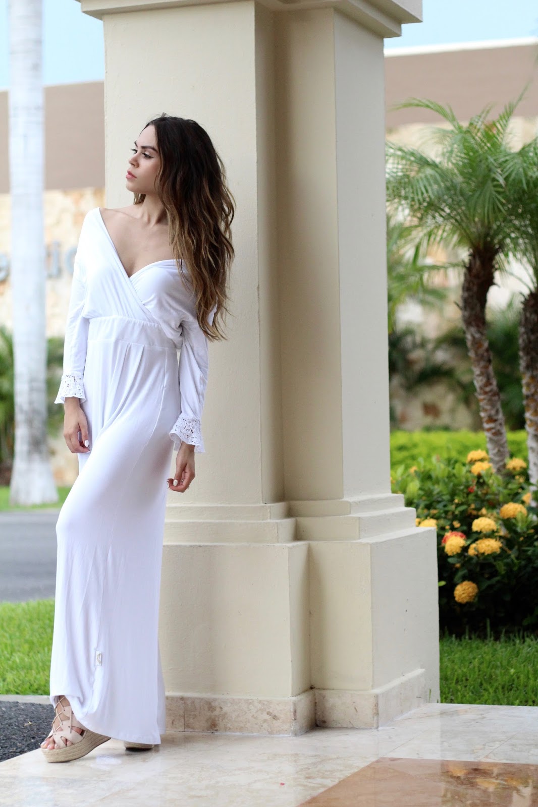 Wearing White All Year 'Round and she Dressed...