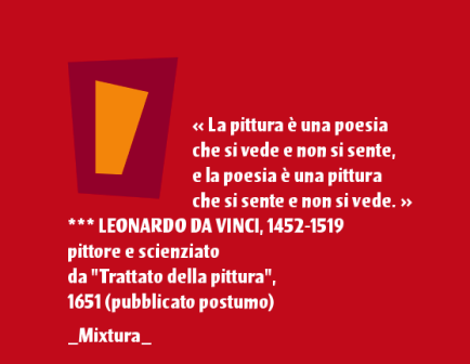 Mixtura Cit Pittura E Poesia Leonardo Da Vinci