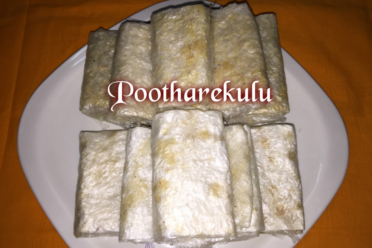 Harisha Recipes Pootharekulu Recipe / Poothareku Harisha Recipes Pootharekulu Recipe / Poothareku