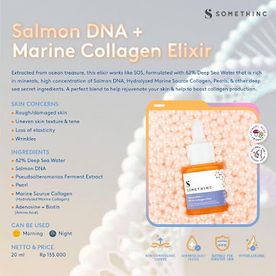 Keunggulan Somethinc Salmon DNA + Marine Collagen Elixir